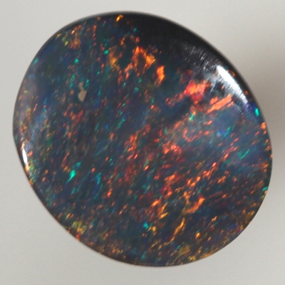 SOLID BLACK OPAL Bright burning red, always showing full colour